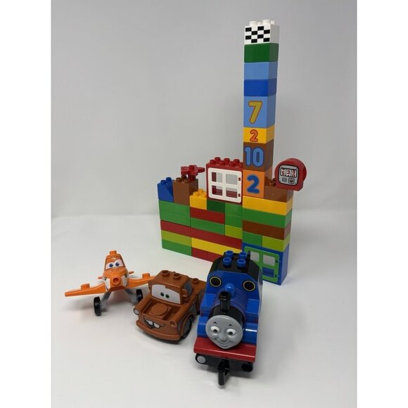 LEGO Duplo Large LOT Disney Pixar Cars Classic Planes Thomas Mater - Picture 1 of 8